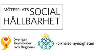 Logotyp för Folkhälsomyndigheten och SKR: